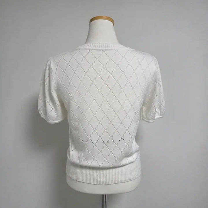 [SOLD OUT] 빈티지 반팔 니트 가디건