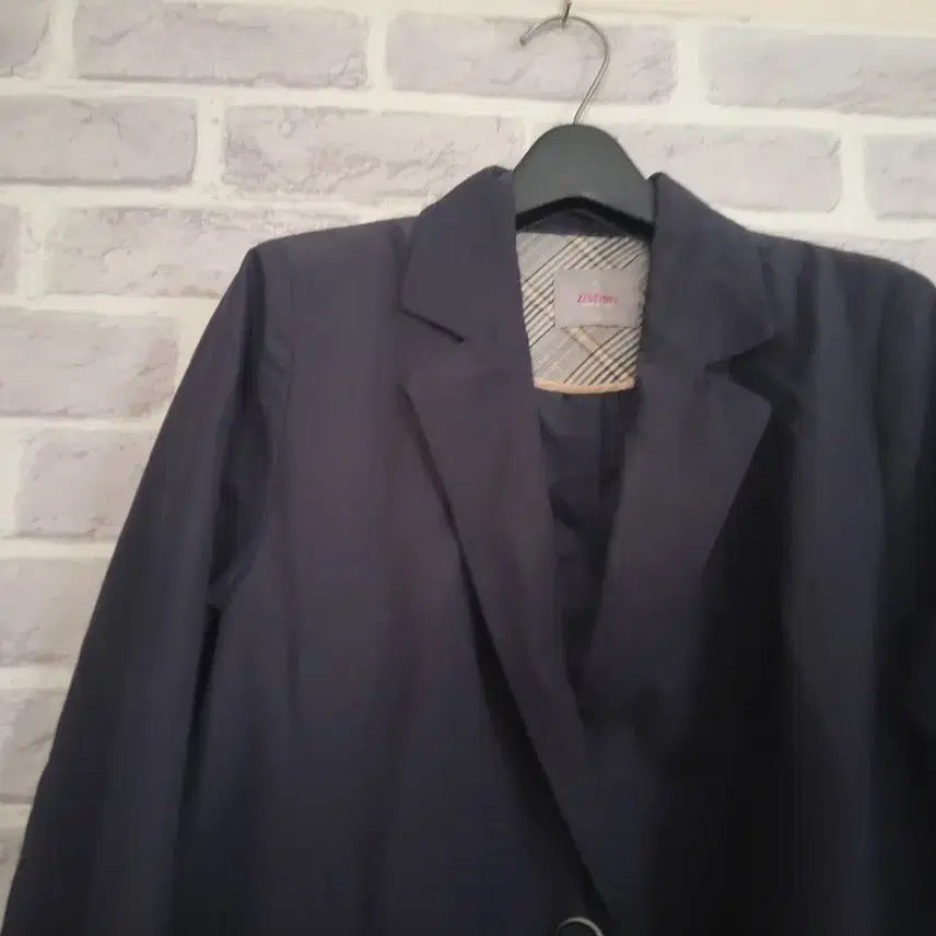 [BUNJANG] Zishen Navy Trench Coat / 지센 네이비 트렌치코트95/알뜰한여우