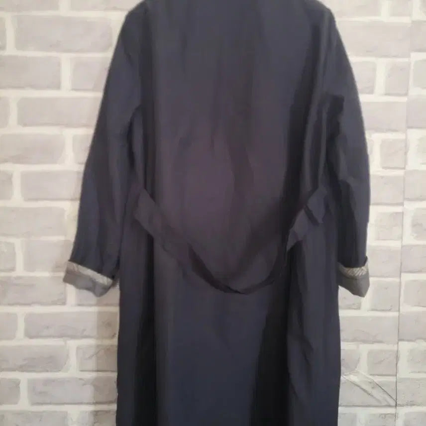 [BUNJANG] Zishen Navy Trench Coat / 지센 네이비 트렌치코트95/알뜰한여우