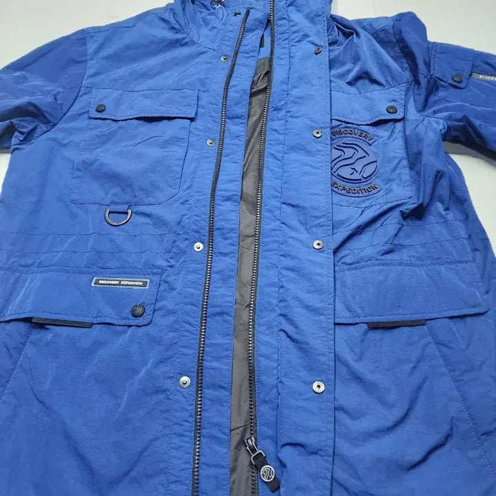 [BUNJANG] Discovery Expedition Hooded Jacket (Blue) / 디스커버리 익스페디션  후드 자켓 105 블루