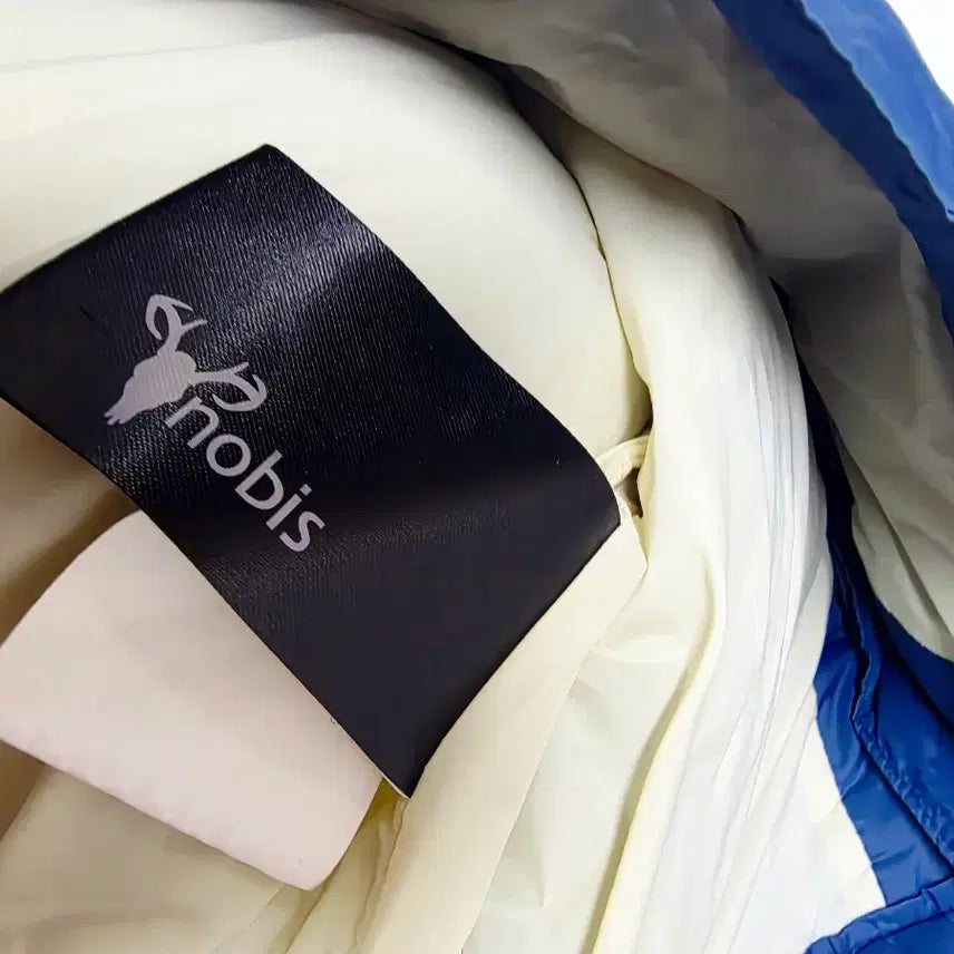 [BUNJANG] Nobis Cobalt Blue Collar Neck Lightweight Shirt Jacket XL / [노비스] 프리미엄 코발트 블루 카라넥 셔츠형 경량 패딩 XL