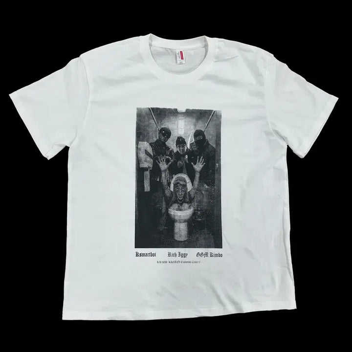 [BUNJANG] Big Naughty Toilet Flush T-shirt / 힙플페  , 빅.변.내 티셔츠 2XL 2장 출고가눙