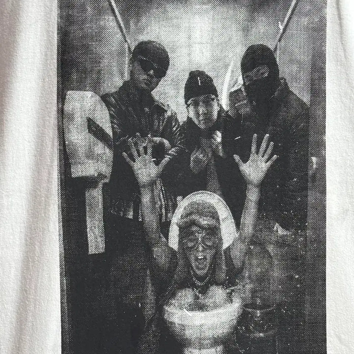 [BUNJANG] Big Naughty Toilet Flush T-shirt / 힙플페  , 빅.변.내 티셔츠 2XL 2장 출고가눙