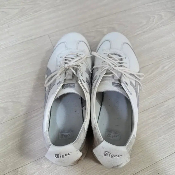 [BUNJANG] Onitsuka Tiger Mexico 66 EX White/Silver Sneakers / (265)오니츠카타이거 멕시코66 ex 흰은