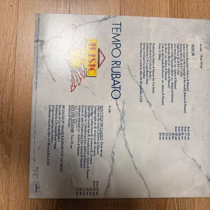 [BUNJANG] Tempo Rubato Music86 Vinyl Record / Tempo Rubato - music86