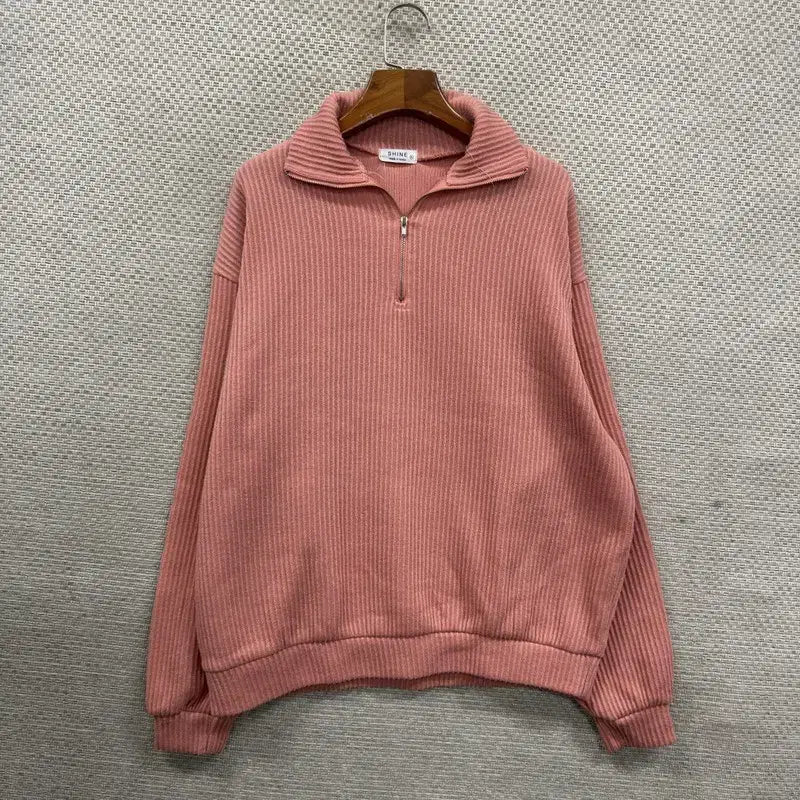 [SOLD OUT] 빈티지 반집업 맨투맨 XL M14699