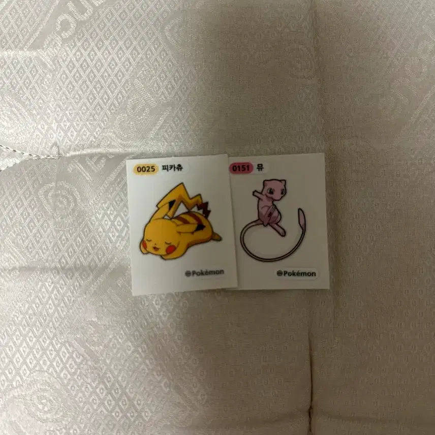 [BUNJANG] Pokemon Tteokbokki Seal Set / 포켓몬 띠부띠부씰