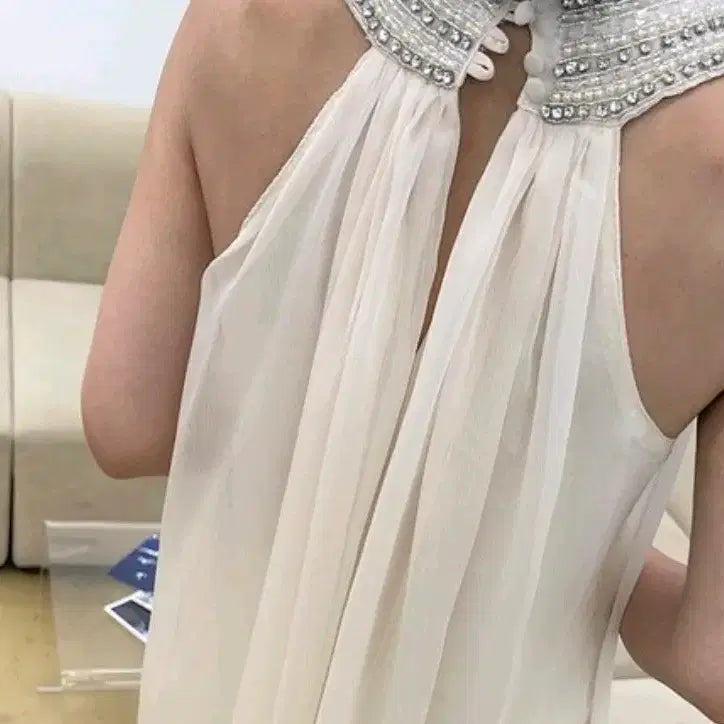 [SOLD OUT] 수입의류 쉬폰큐빅원피스 제이지 애셔