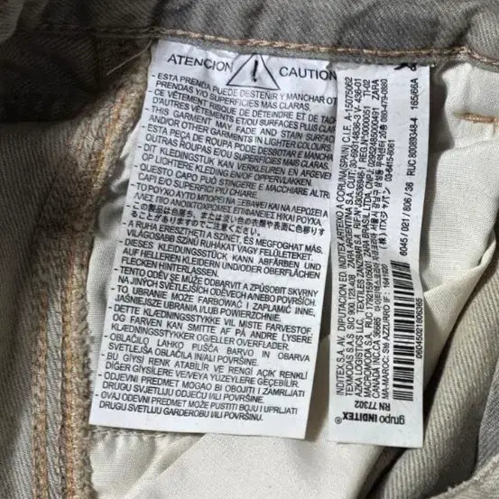 [BUNJANG] ZARA Wide Cargo Pants Gray 26 / ZARA 와이드 카고 팬츠 그레이 26