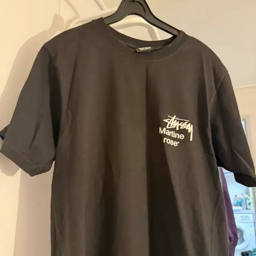 [SOLD OUT] 스투시 마틴로즈 콜라주 티셔츠 블랙 S