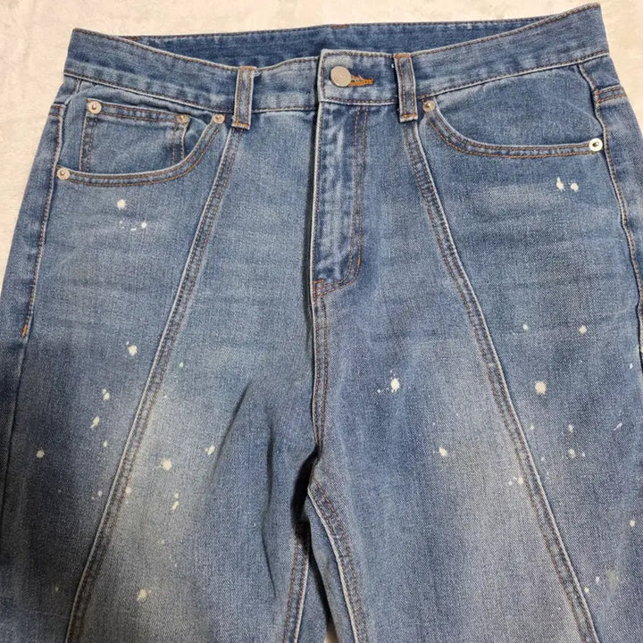 [SOLD OUT] (L)낫포너드 커브드 빈티지 워싱 부츠컷 데님 팬츠