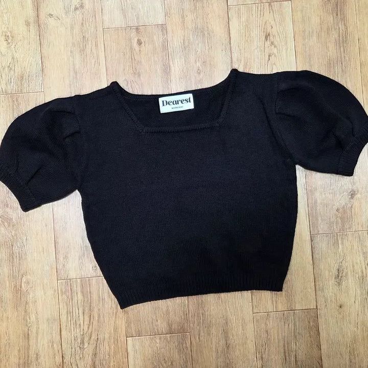 [BUNJANG] MAYBEBABY Square Neck Knit Top / 메이비베이비(MAYBEBABY) 디어리스트 스퀘어넥니트 55-66 새상품