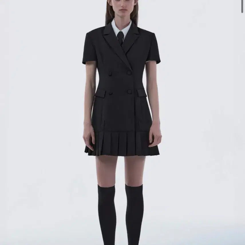 [BUNJANG] Mausoleum Pleated Half-Sleeve Suit Jacket / 마우솔레움 Jenn Pleated Half-Sleeve Suit Jack