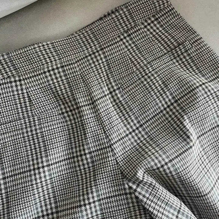 [BUNJANG] Time Checkered Culottes Shorts / 한섬 타임 TIME 랩 퀼로트 팬츠-체크 치마바지 숏팬츠 니트가디건원피스