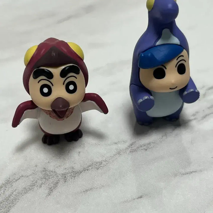 [BUNJANG] Crayon Shin-chan Dinosaur Figure Bundle Set / 짱구 공룡 가챠 2종 일괄