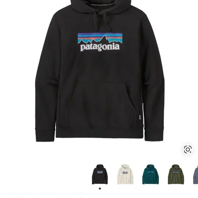 [BUNJANG] Patagonia P-6 Logo Hoodie Black (M) / 파타고니아 P-6 로고 후드 블랙 M(쿨거시 택포)