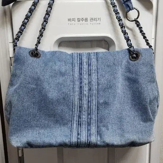 [BUNJANG] Denim Shoulder Bag / 청 데님 가방