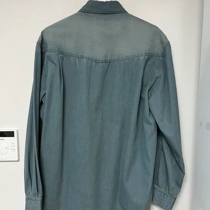 [BUNJANG] Vellie Serif Denim Shirt / 벨리에 세리프 데님셔츠