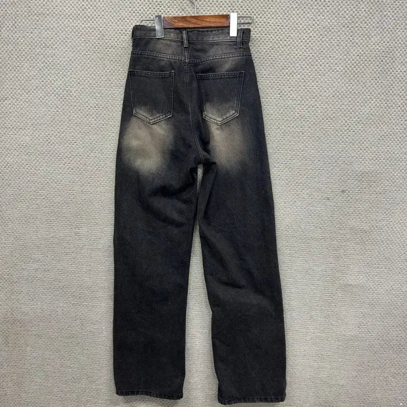 [SOLD OUT] 빈티지 워싱 흑청바지 S M14602