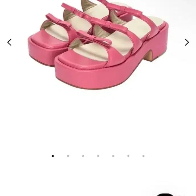 [BUNJANG] Margesherwood Ribbon Sandals Sugar Pink / 마지셔우드 리본샌들 슈가핑크 새상품
