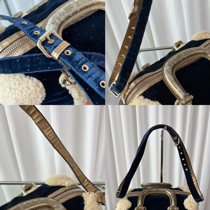 [BUNJANG] Fendi Vintage Velvet &amp; Shirred Shoulder Bag / 펜디 빈티지 레어 벨벳 &amp; 셔링 숄더백