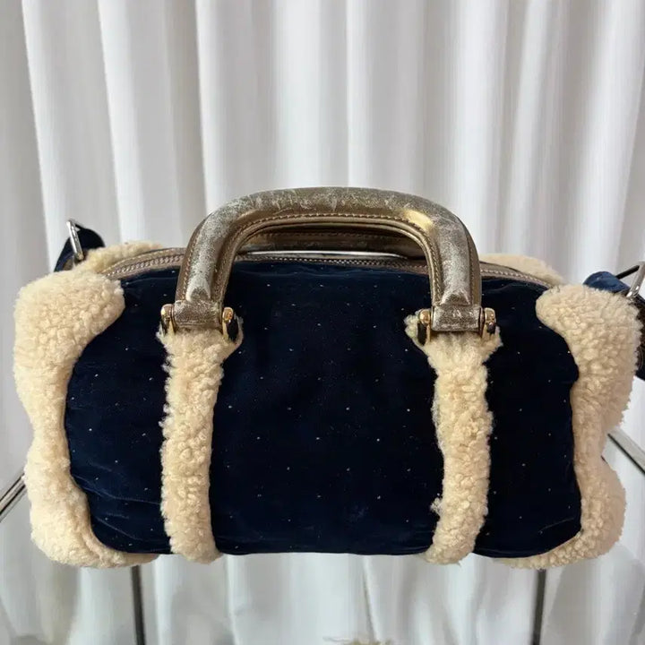 [BUNJANG] Fendi Vintage Velvet &amp; Shirred Shoulder Bag / 펜디 빈티지 레어 벨벳 &amp; 셔링 숄더백