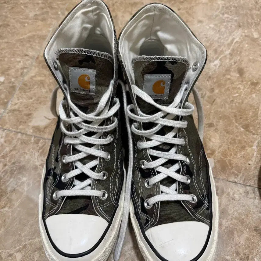 [BUNJANG] Carhartt Converse High-Top Sneakers / 칼하트 컨버스 협업제품 판매