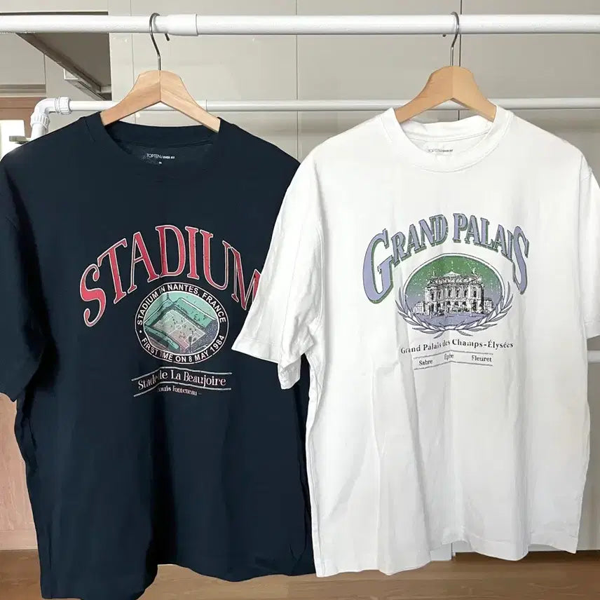 [SOLD OUT] 탑텐 남여공용 여름 오버핏 반팔티 일괄 95