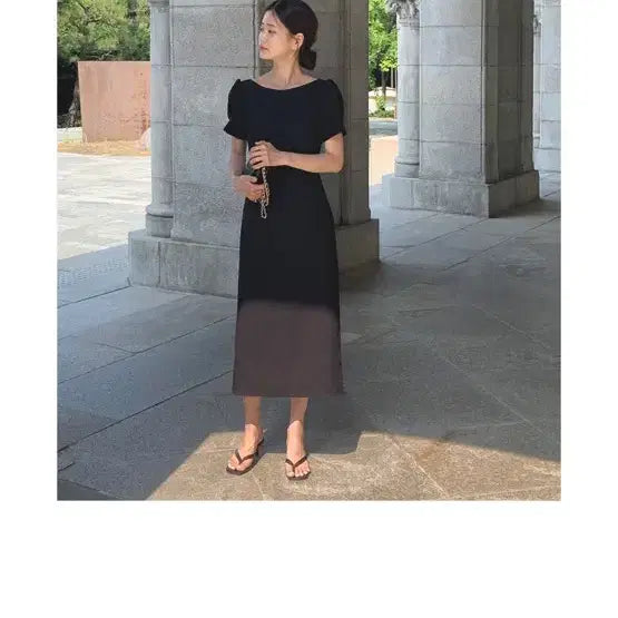 [BUNJANG] Ganesra Summer Arte Long Dress / 가내스라 썸머 아르테 원피스