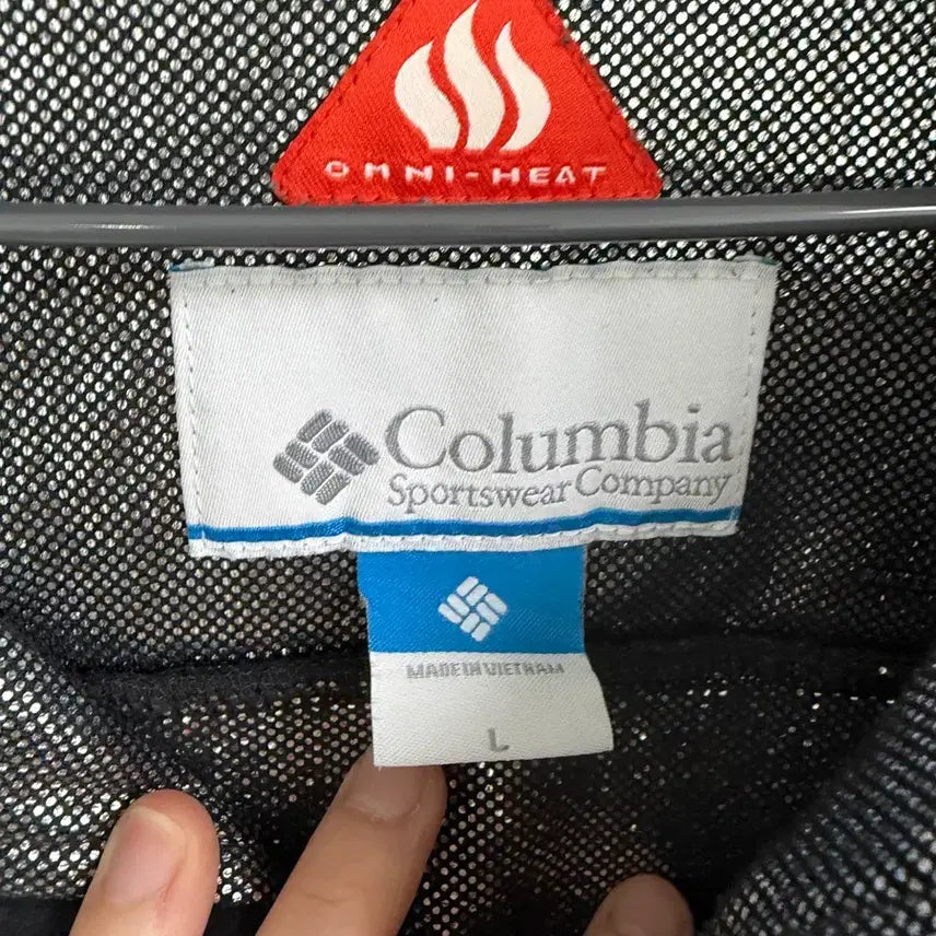 [BUNJANG] Columbia Fleece Lined Full-Zip Jacket / 컬럼비아 블랙 기모 풀집업 L