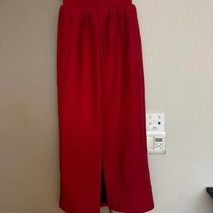 [SOLD OUT] eonts 애옹쓰 레드 롱 스커트