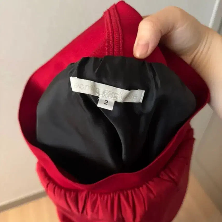 [SOLD OUT] eonts 애옹쓰 레드 롱 스커트