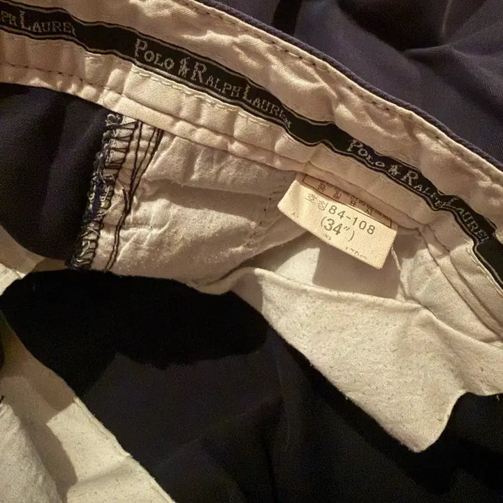 [BUNJANG] Polo Vintage Navy Two-Tuck Shorts / 빈티지 폴로 네이비 투턱 반바지