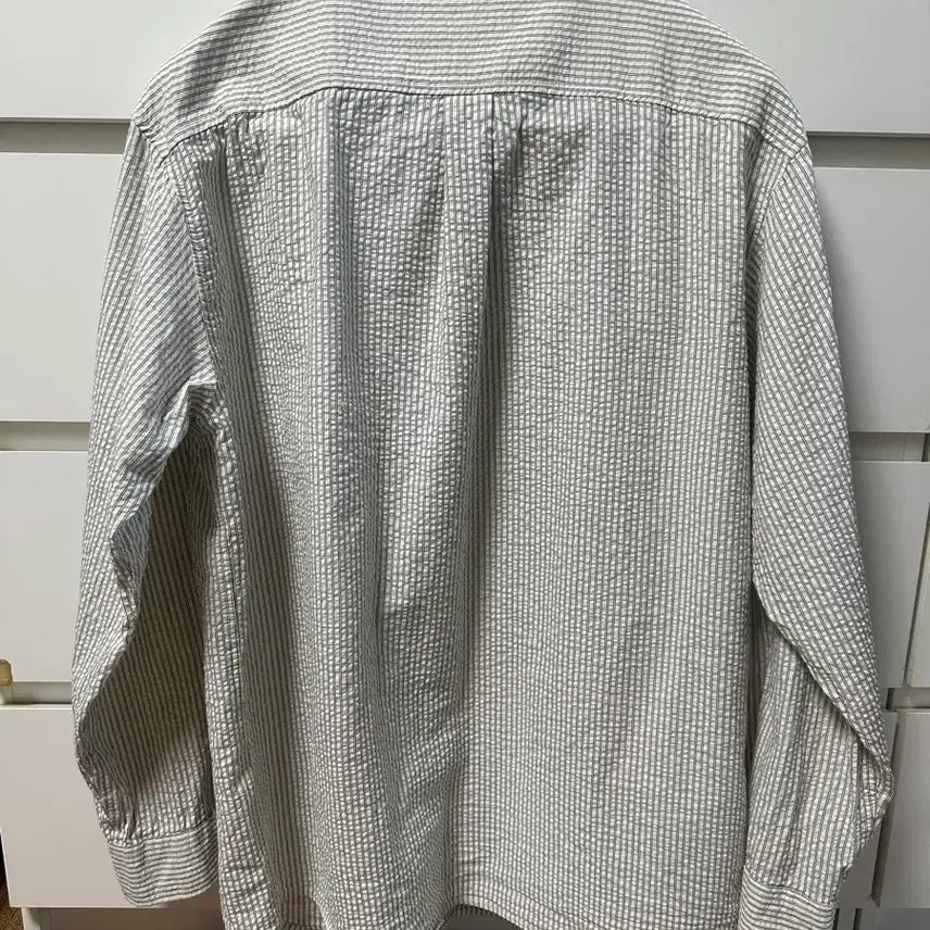 [SOLD OUT] [L] 수아레 링클 스트라이프 셔츠 아이보리