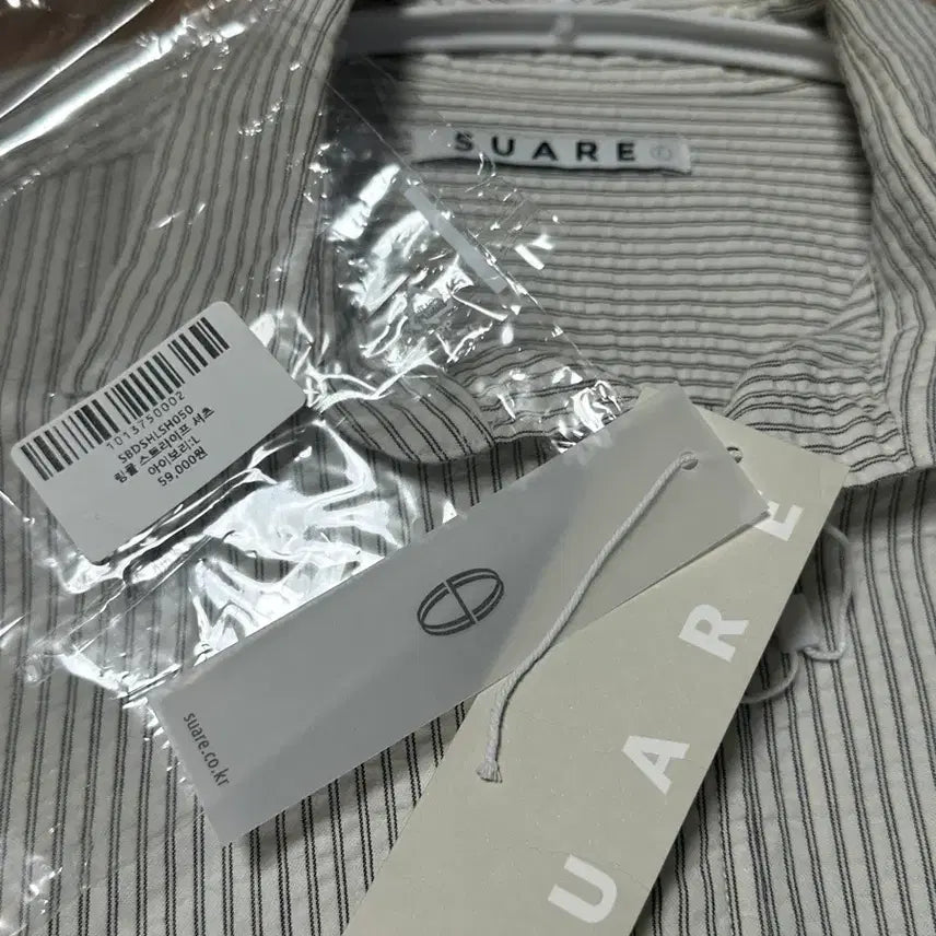 [SOLD OUT] [L] 수아레 링클 스트라이프 셔츠 아이보리