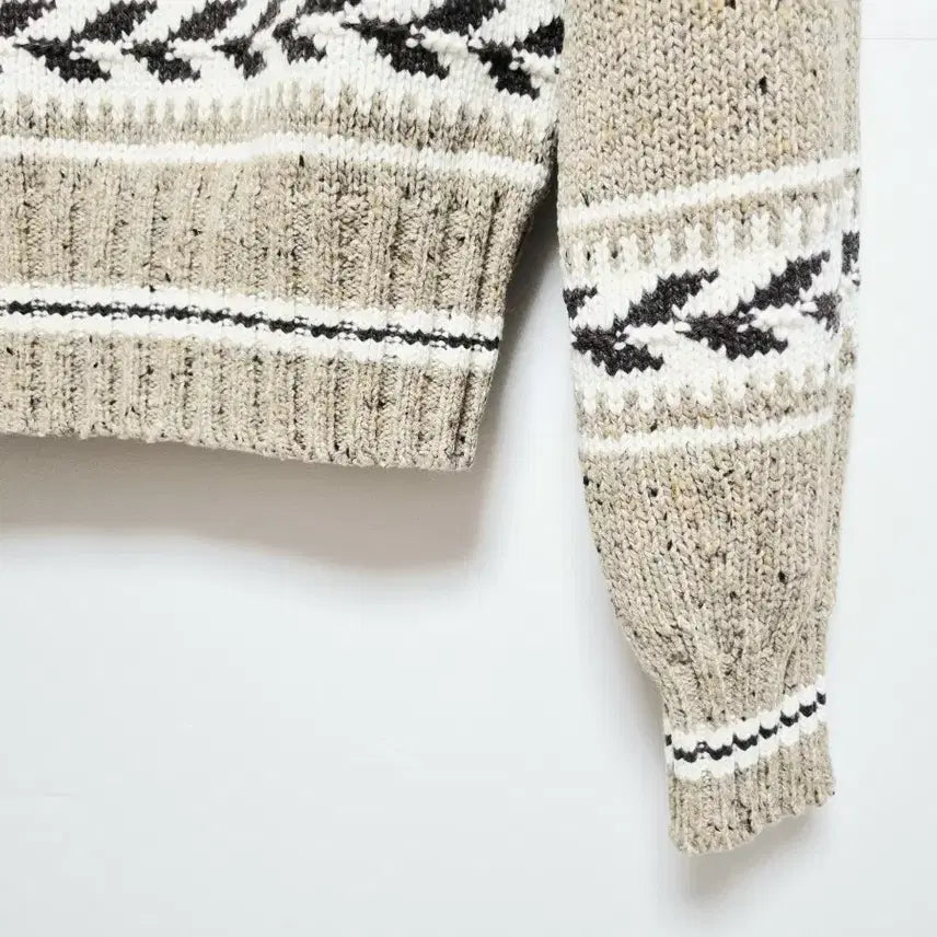 [BUNJANG] Polo Ralph Lauren Intarsia Wool Blend Sweater / 여성 레어 2022 폴로 QR인증 인타르시아 울 블렌드 긴팔 스웨터 니트