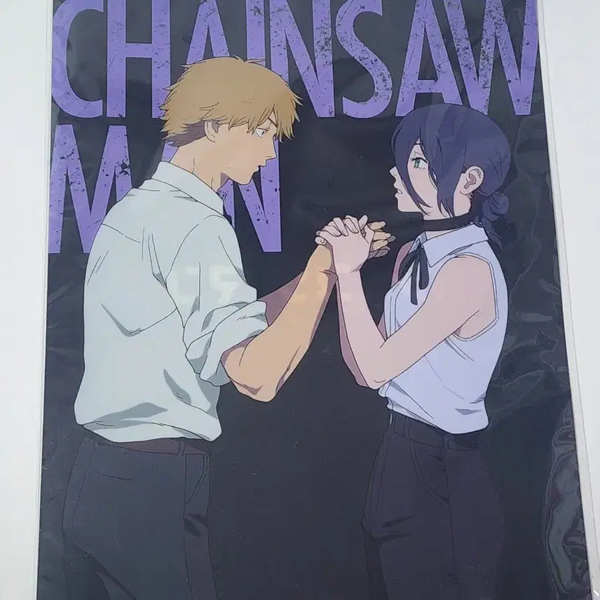 [BUNJANG] Chainsaw Man Reze &amp; Denji Clear File / 체인소맨 클리어 파일 레제 덴지