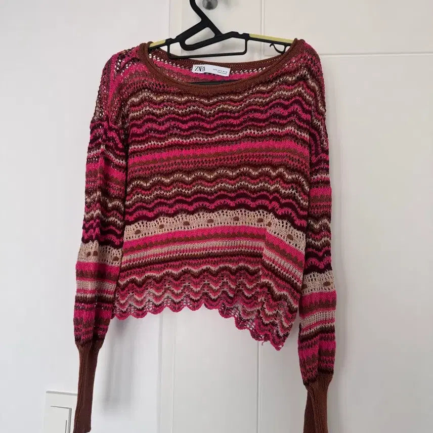 [BUNJANG] Zara Knit Sweater / 자라 그물 니트 (새상품