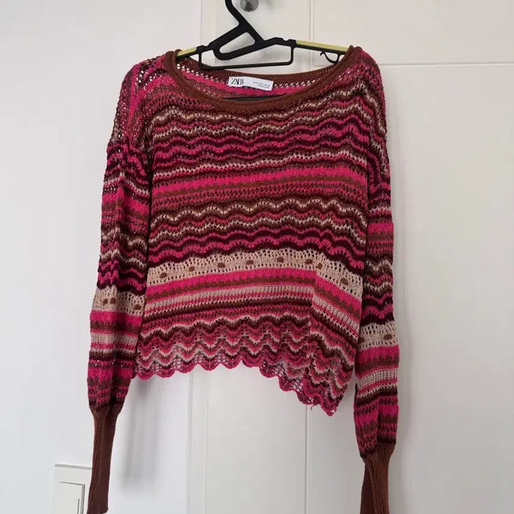 [BUNJANG] Zara Knit Sweater / 자라 그물 니트 (새상품