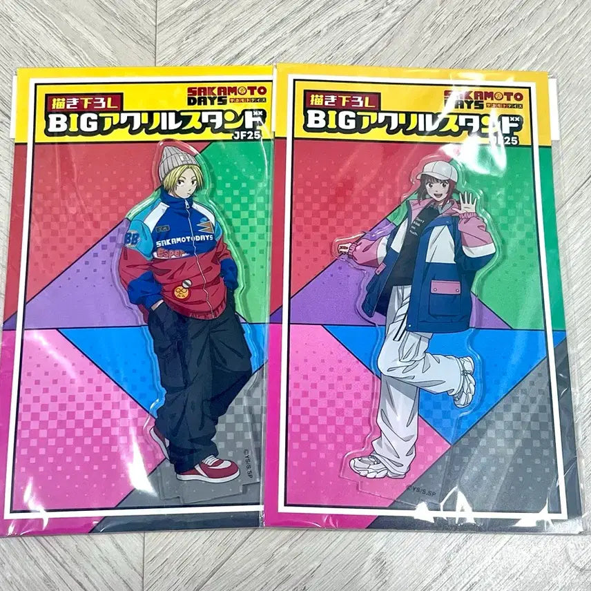 [BUNJANG] Sakamoto Days Shin &amp; Lu Acrylic Stand Bundle Set / 사카모토데이즈 사카데이 메디코스 신 루 아크릴 스탠드