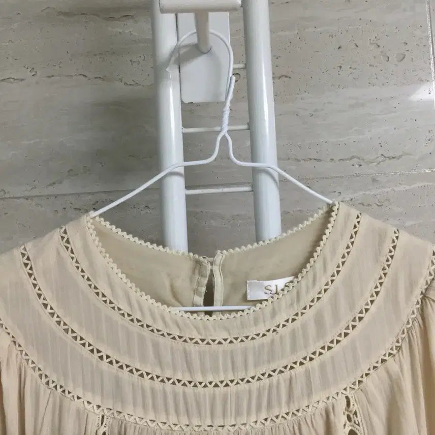 [BUNJANG] SJSJ Shirring Blouse / 한섬 SJSJ 에스제이 셔링 블라우스 55