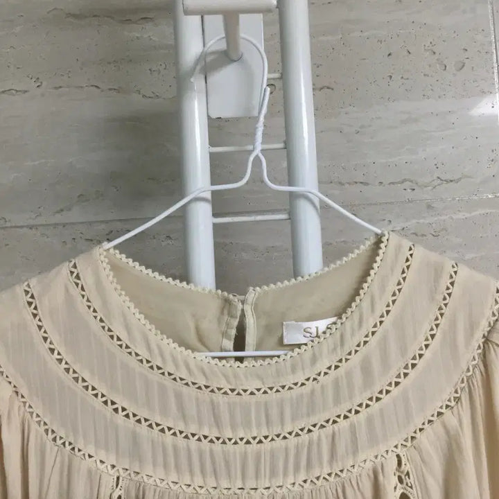 [BUNJANG] SJSJ Shirring Blouse / 한섬 SJSJ 에스제이 셔링 블라우스 55