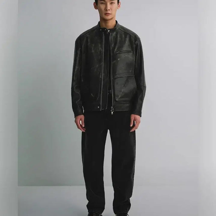 [BUNJANG] Customellow Goat Leather Jacket / 커스텀멜로우 염소가죽 자켓[새상품]