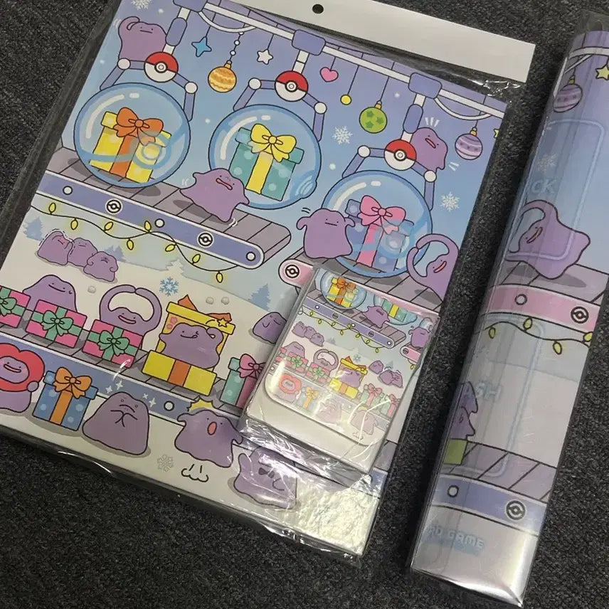 [BUNJANG] Pokemon Ditto Collection Album Deck Case Mat Set / 포켓몬 메타몽 컬렉션 앨범 덱케이스 매트 세트