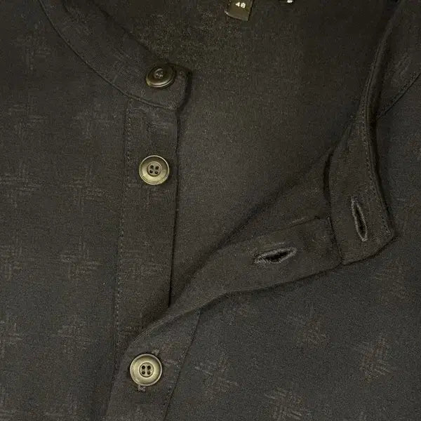 [BUNJANG] Giorgio Armani Henley Neck Slim Fit Shirt / 조르지오아르마니 헨리넥 슬림100