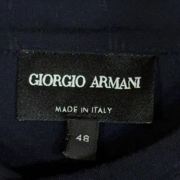 [BUNJANG] Giorgio Armani Henley Neck Slim Fit Shirt / 조르지오아르마니 헨리넥 슬림100