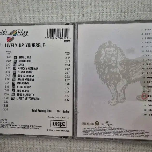 [BUNJANG] Bob Marley Best 2CD Set / 밥 말리 베스트 CD 음반 2장 세트