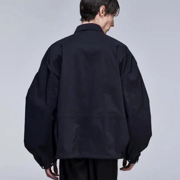 [BUNJANG] Songzio Collection Crop Coach Jacket Black (Size 46) / 송지오 컬렉션 크롭 코치 자켓 블랙 (46)