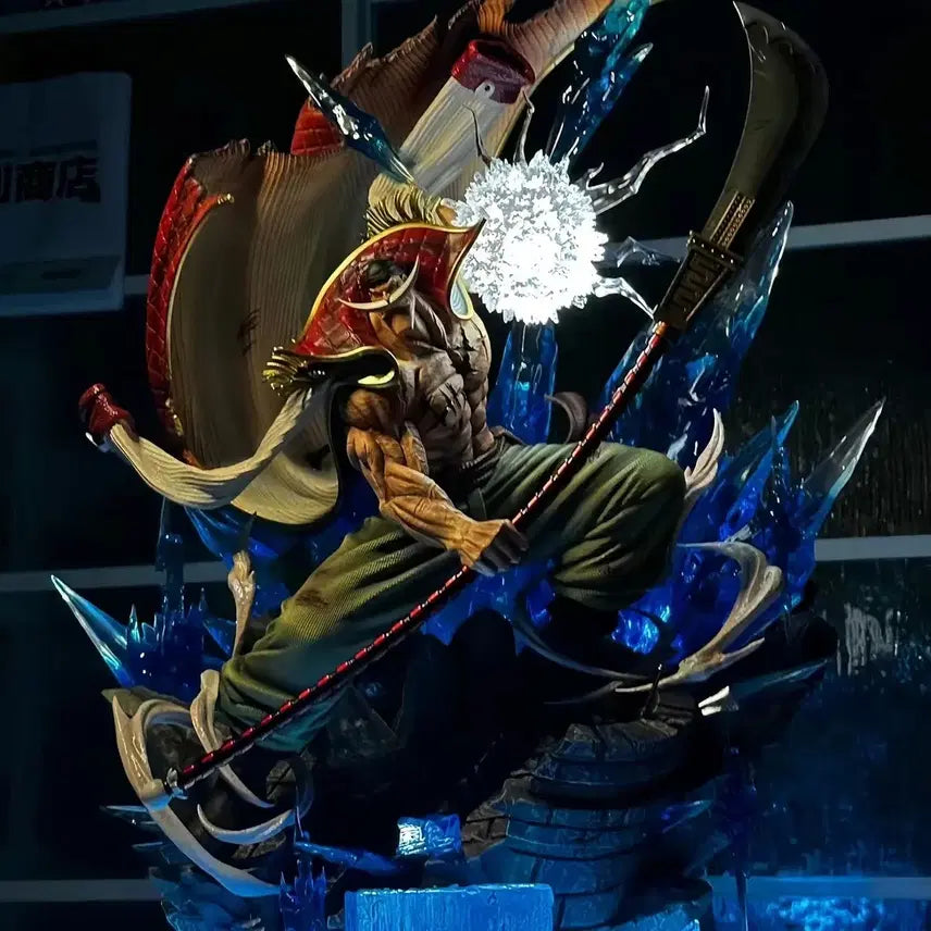 [BUNJANG] Custom Whitebeard Resin Diorama Figure / *주문제작 새상품*원피스 흰수염 레진 디오라마 피규어 40cm