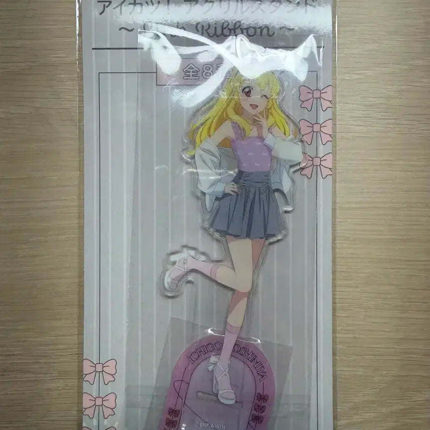 [BUNJANG] Aikatsu Ichigo Link Ribbon Acrylic Stand / 아이카츠 이치고 링크리본 아크릴